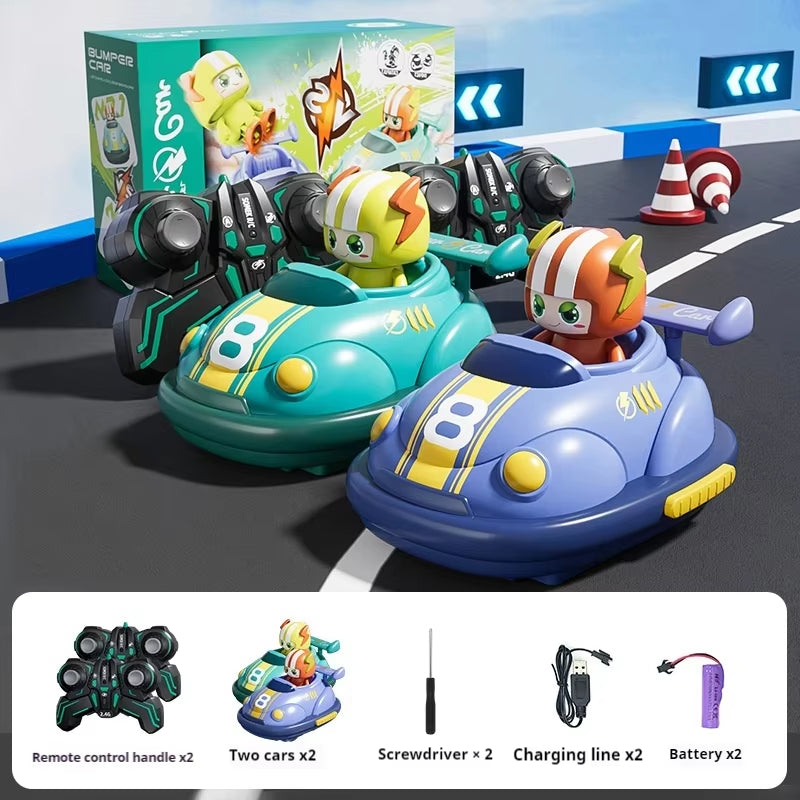 Remote Control 2-Player Bumper Football Car