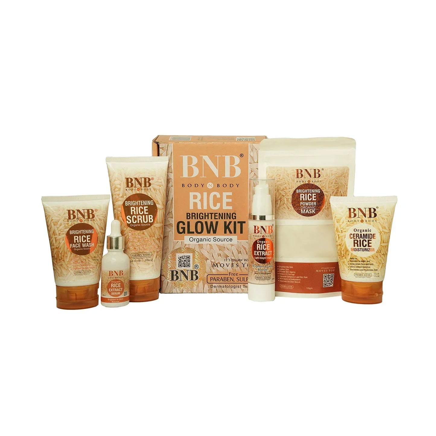 Rice Extract Bright & Glow Kit