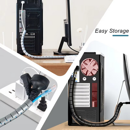 Adjustable Cord Organizer Tube